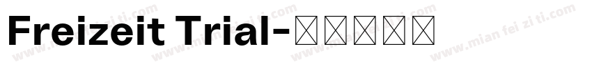 Freizeit Trial字体转换